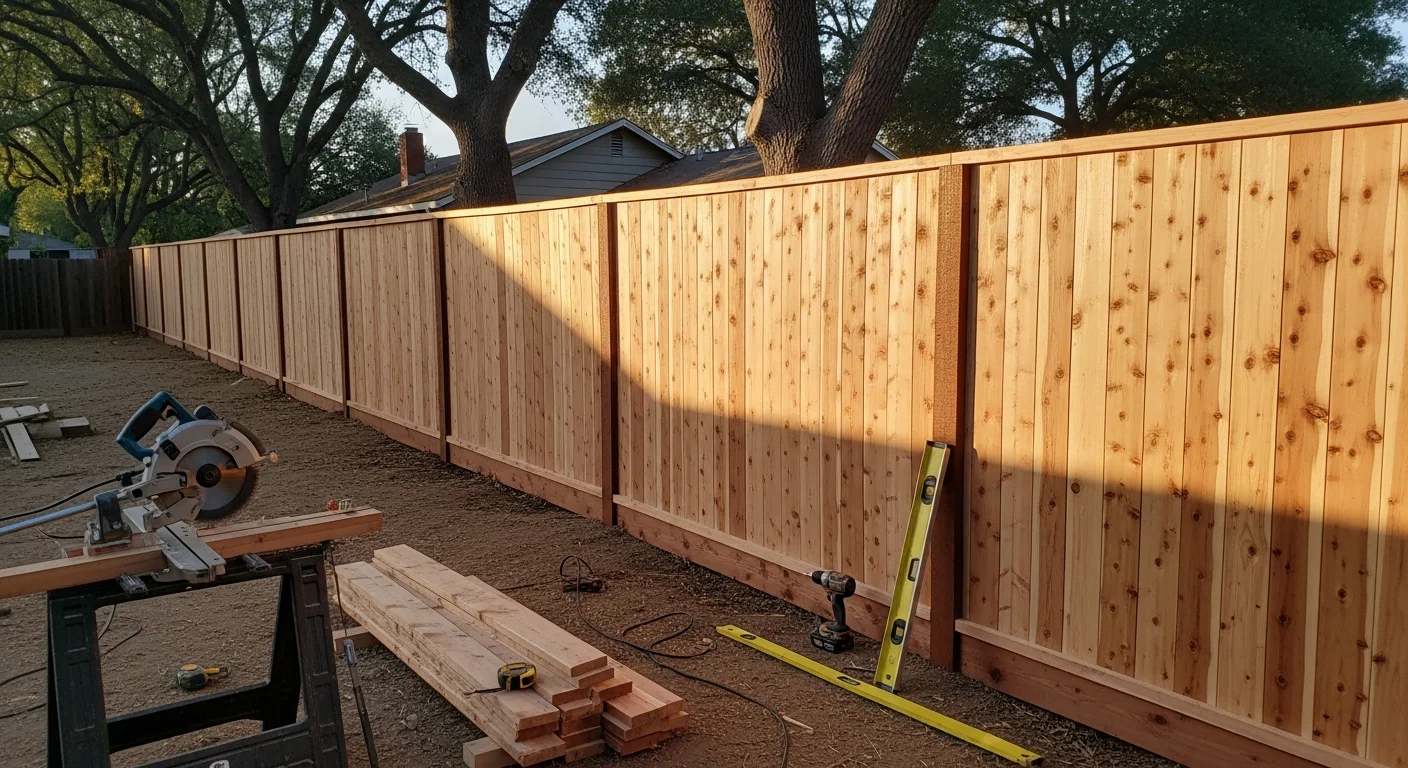 Residential fence installation and maintenance services