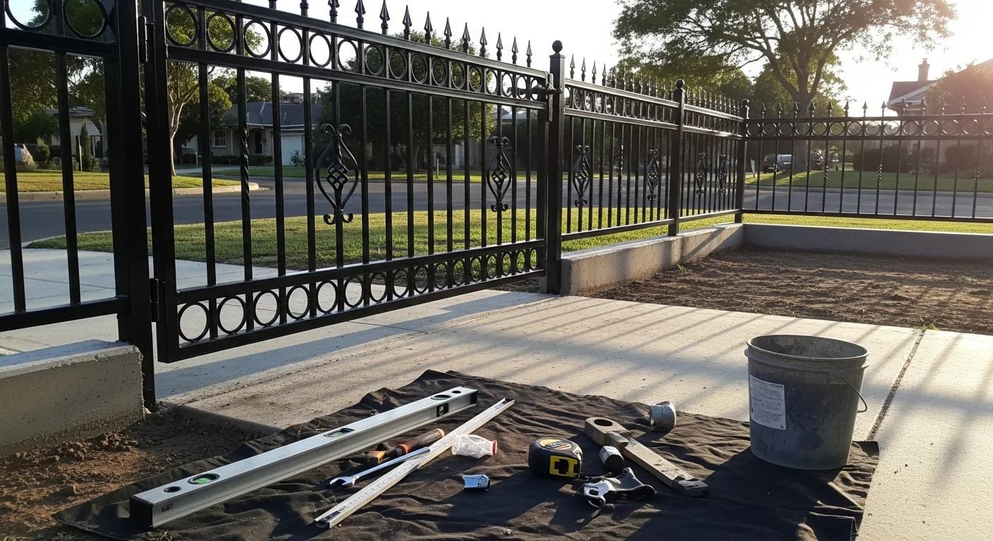 Specialty wrought iron and high-security fencing in Sacramento area